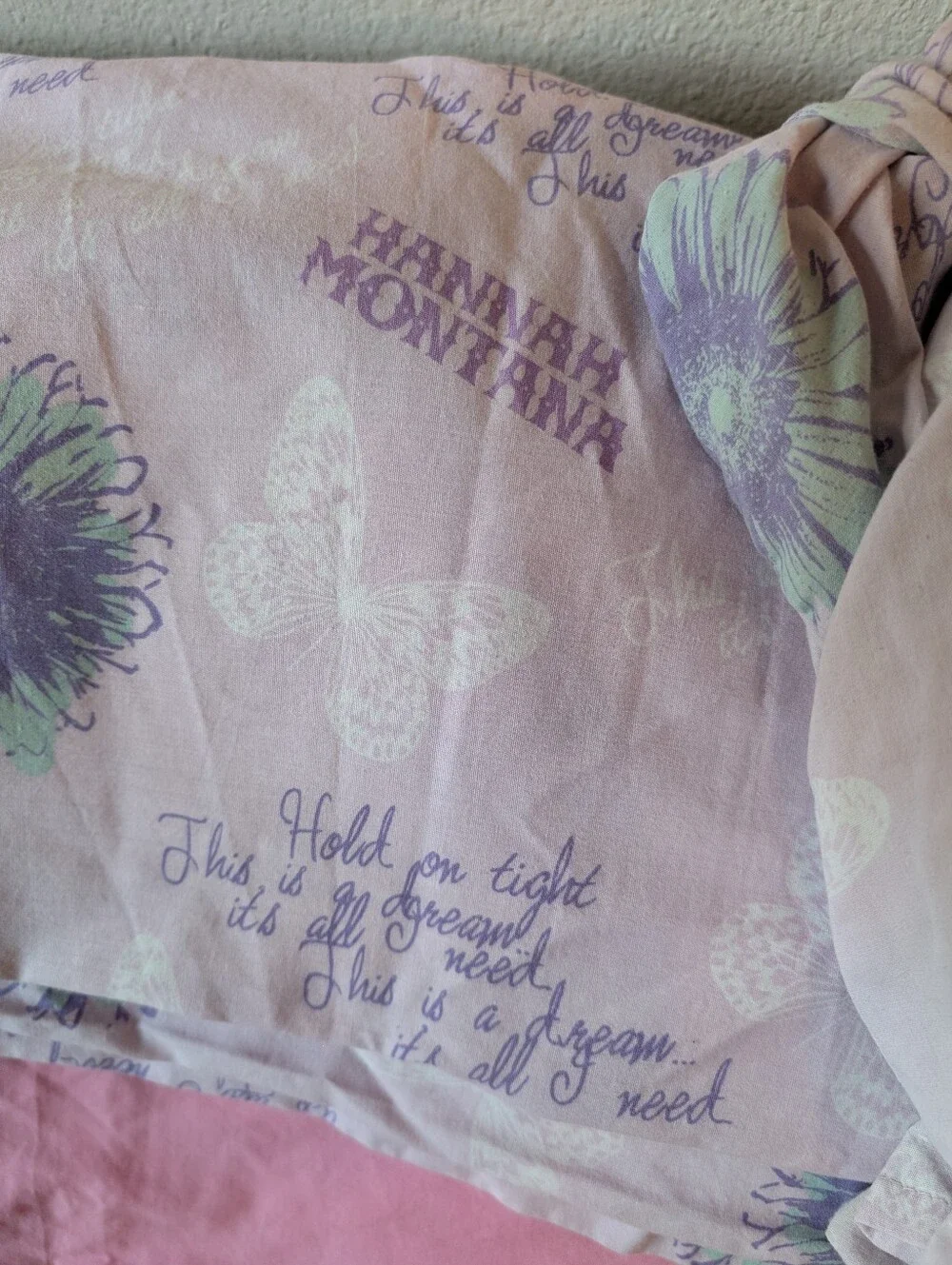 Vintage 2007 Hannah Montana Sheets & Curtain Set!